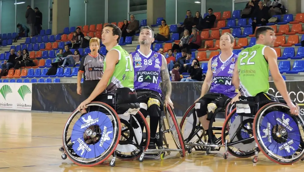 Encuentro de baloncesto del BSR Valladolid