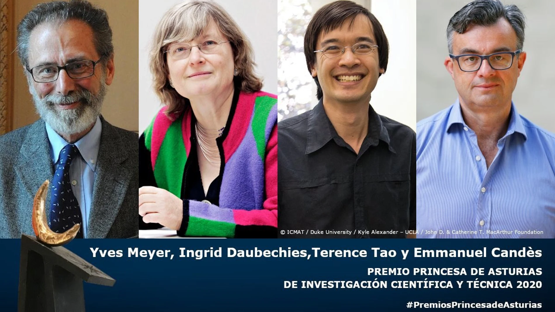 Cuatro matemáticos obtienen el Premio Princesa de Asturias de Investigación