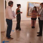 Miguel Ángel de Vicente y Sara Dueñas han querido apoyar, con su visita, la reapertura del Museo Esteban Vicente
