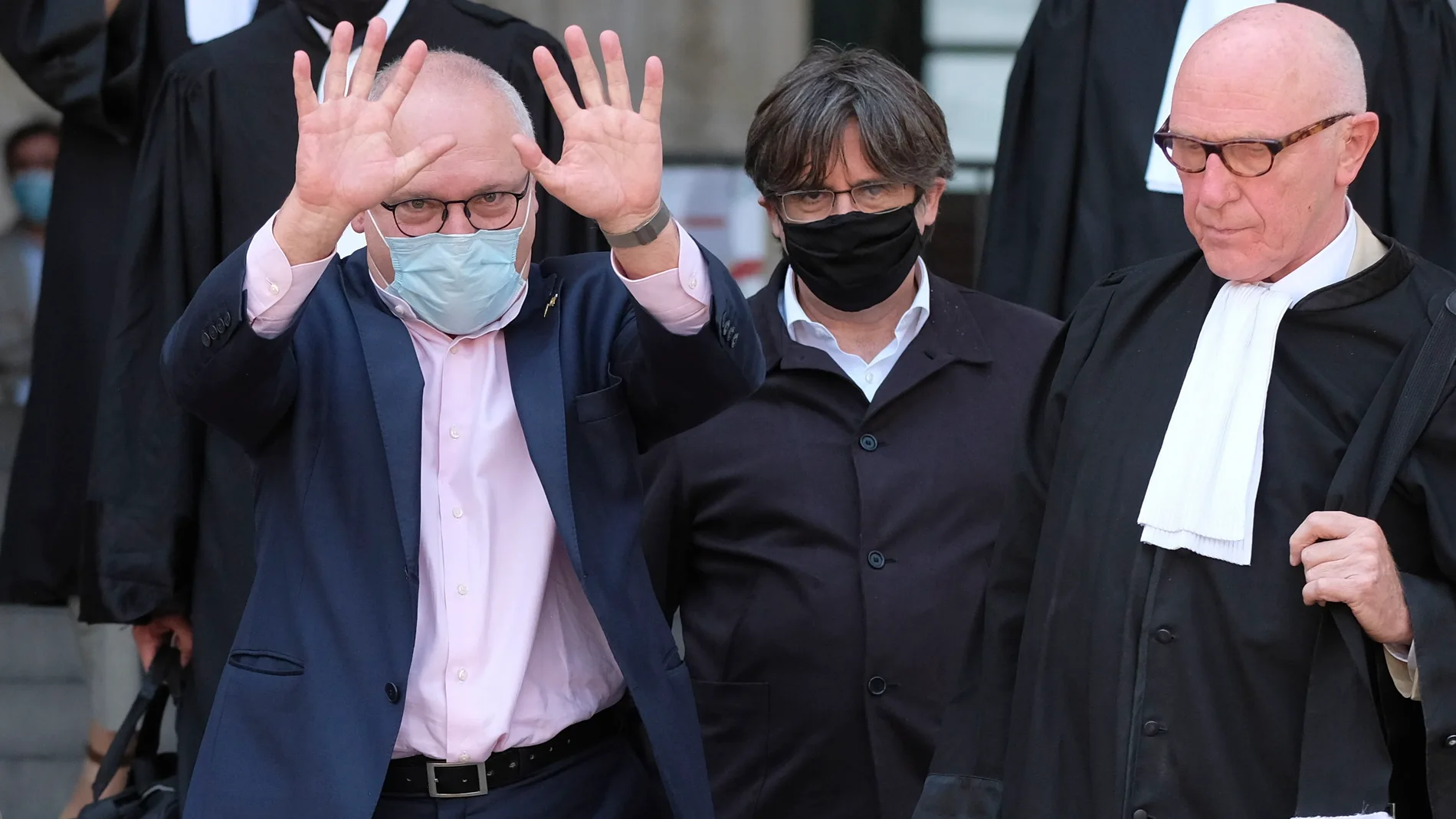 Catalan leader at court house