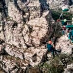 Dispositivo de búsqueda de la Guardia Civil del montañero desaparecido en noviembre en Segovia