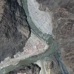 Imágenes satelitales del valle de Galwan, en la frontera llamada Línea de Control Actual