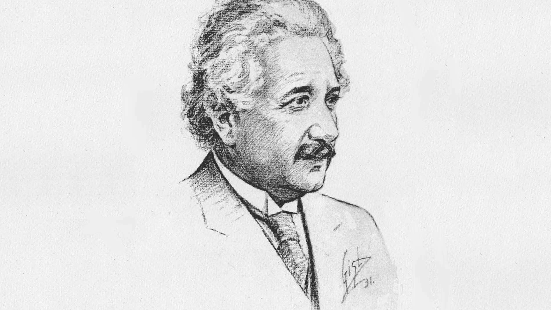 La noción de entrelazamiento fue ideada por Albert Einstein en 1935, en un intento por demostrar que la teoría cuántica estaba incompleta. En este retrato vemos a Einstein en el año 1931.