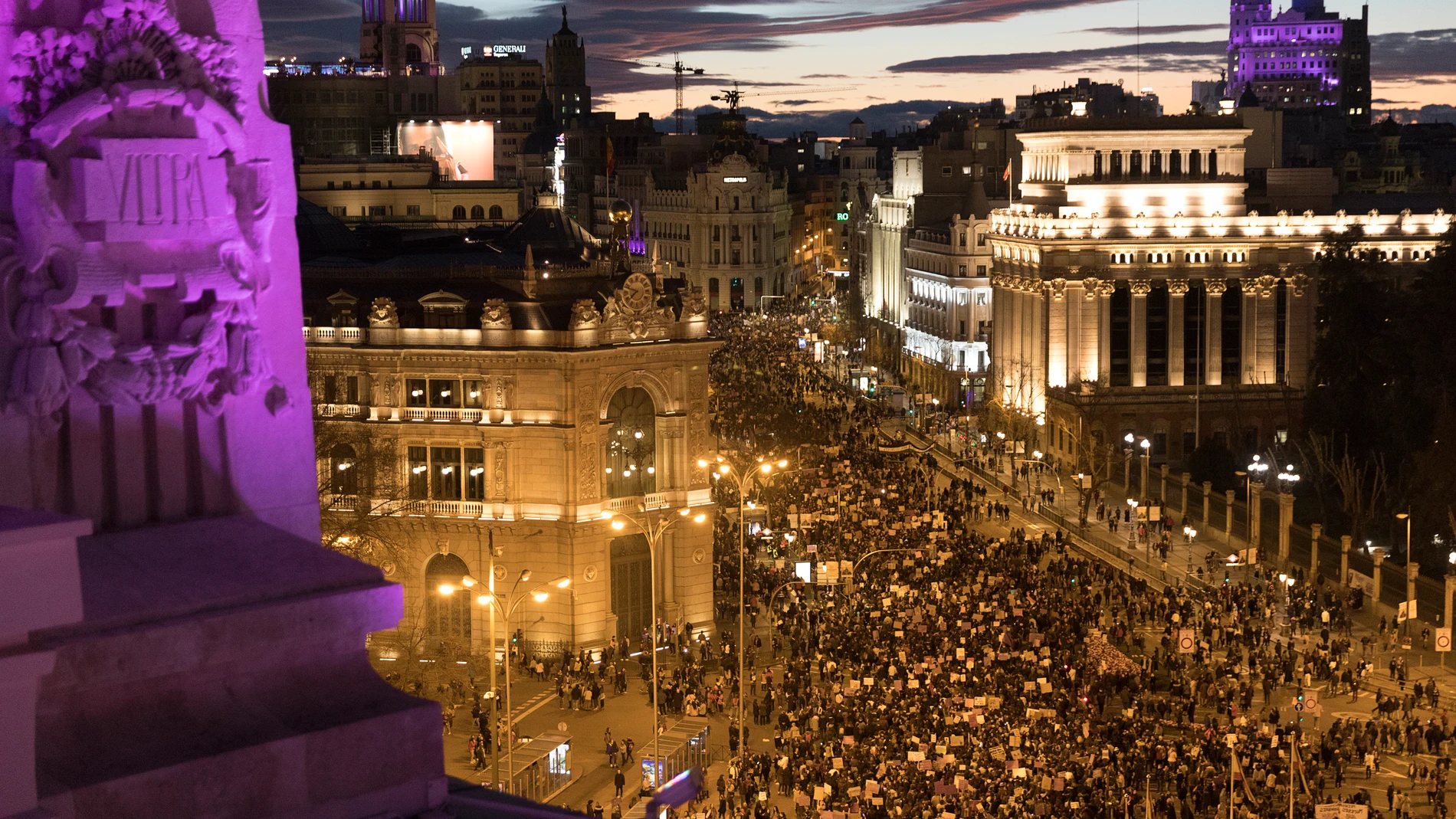 Manifestación del pasado 8 de Marzo, en Madrid capital