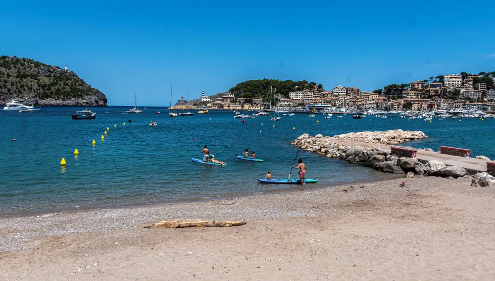 Una playa de Mallorca semi desierta el pasado verano por la falta de turistas