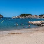Una playa de Mallorca semi desierta el pasado verano por la falta de turistas