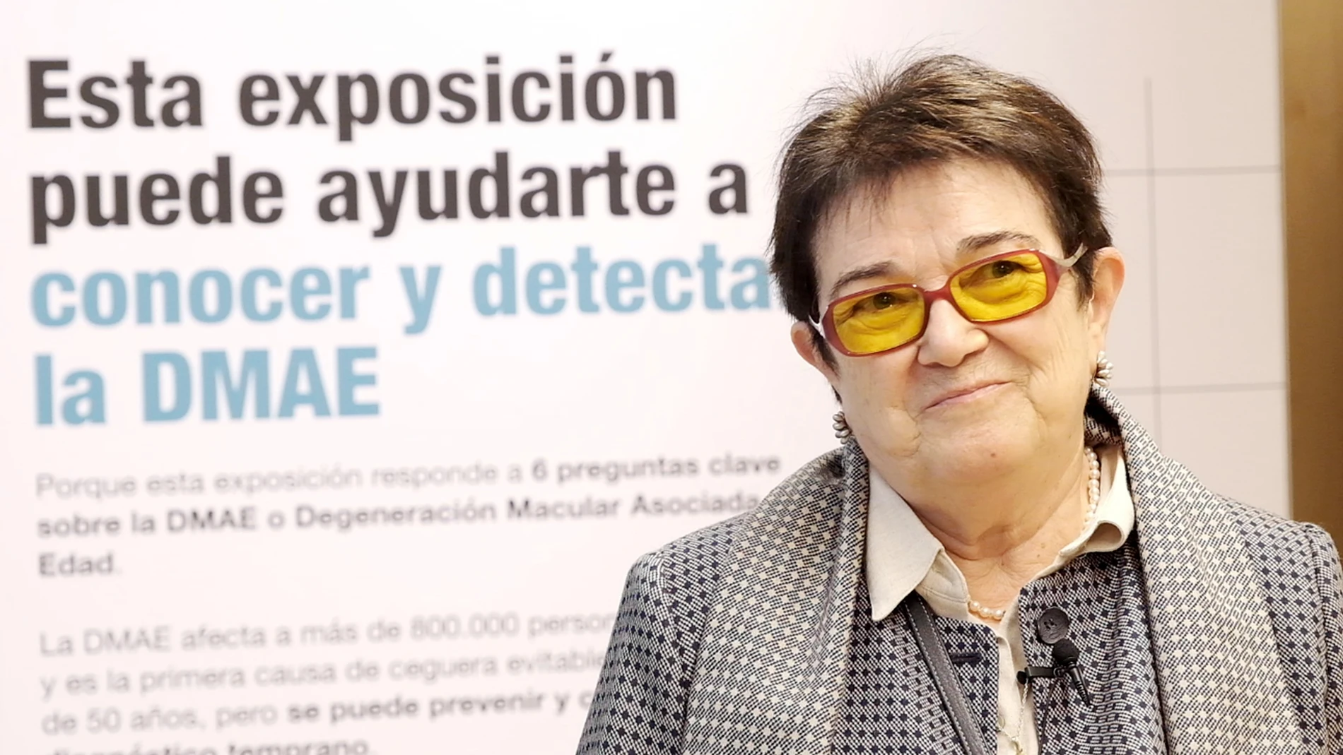 Primitiva Martín fue diagnosticada de DMAE a los 39 años. A pesar de que le advirtieron de una posible ceguera, mantiene una buena visión gracias a la constancia en su tratamiento