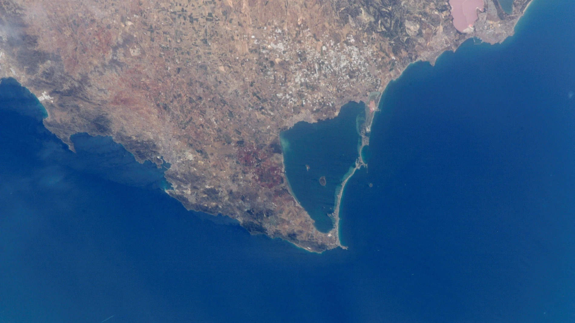 Vista aérea del Mar Menor, en Murcia
