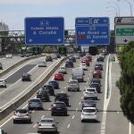 Autopista A5 en las inmediaciones de Madrid