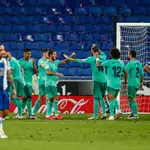 Benzema inventa lo imposible y el Real Madrid gana al Espanyol (0-1)