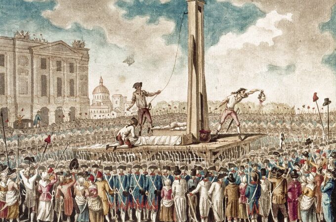 Uso de la guillotina durante la Revolución Francesa