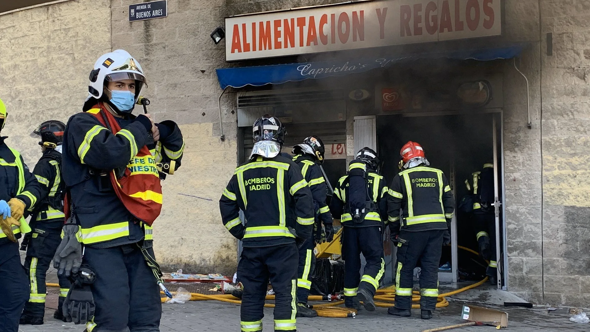 El suceso tuvo lugar en una tienda situada en la confluencia entre Avenida de Buenos Aires con Pablo Neruda