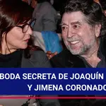 Boda secreta de Joaquín Sabina y Jimena Coronado