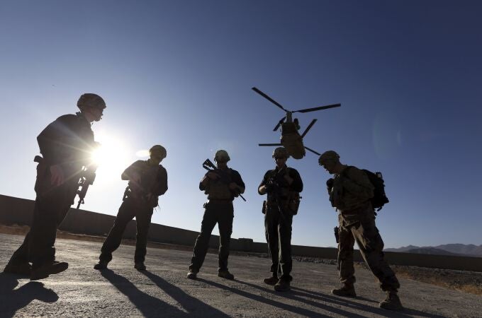 Soldados estadounidenses en la provincia de Logar, Afganistán