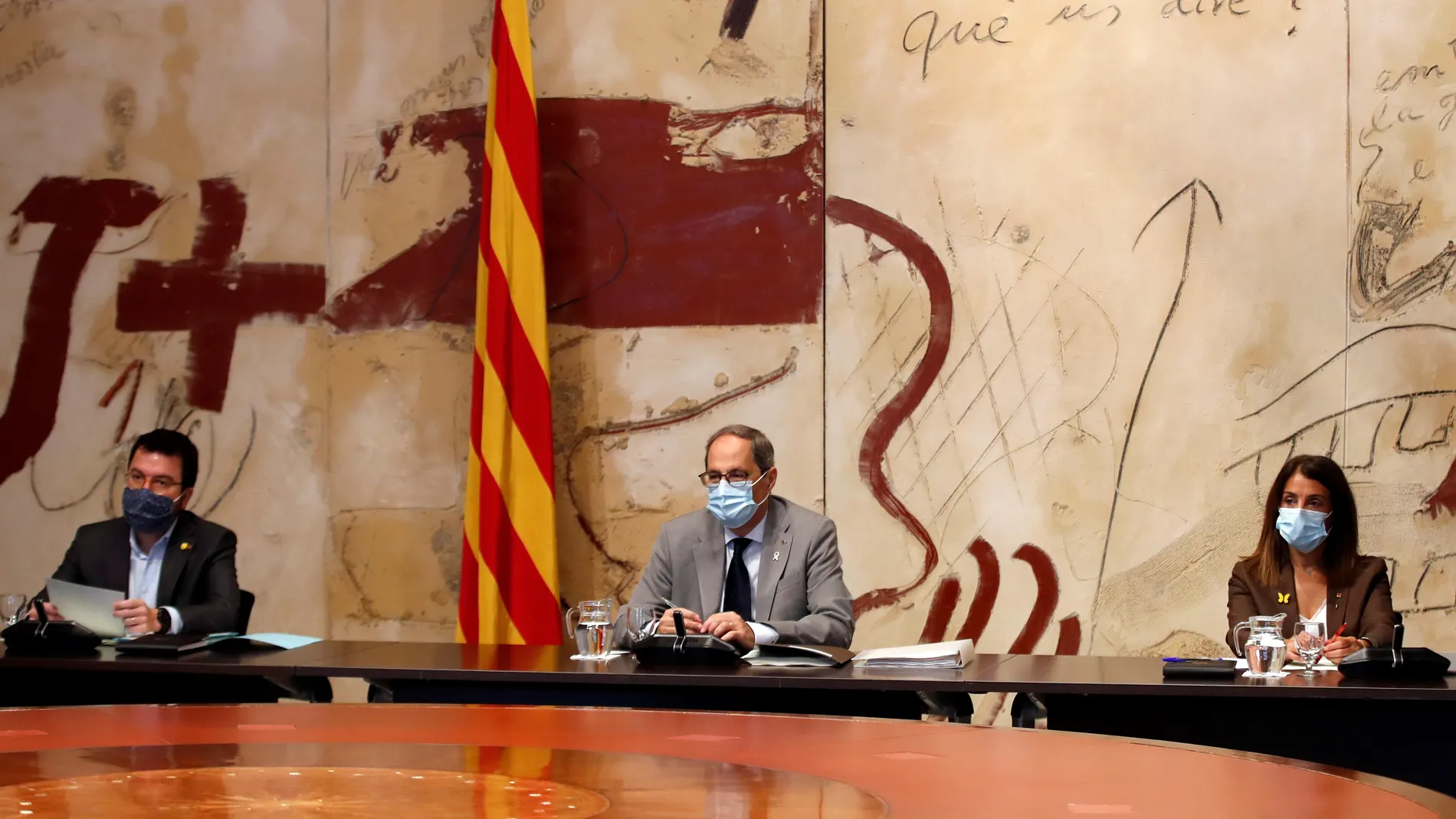 Reunión semanal del gobierno de la Generalitat
