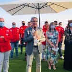 El presidente de la Diputación de Málaga, Francisco Salado, hoy en la presentación del evento