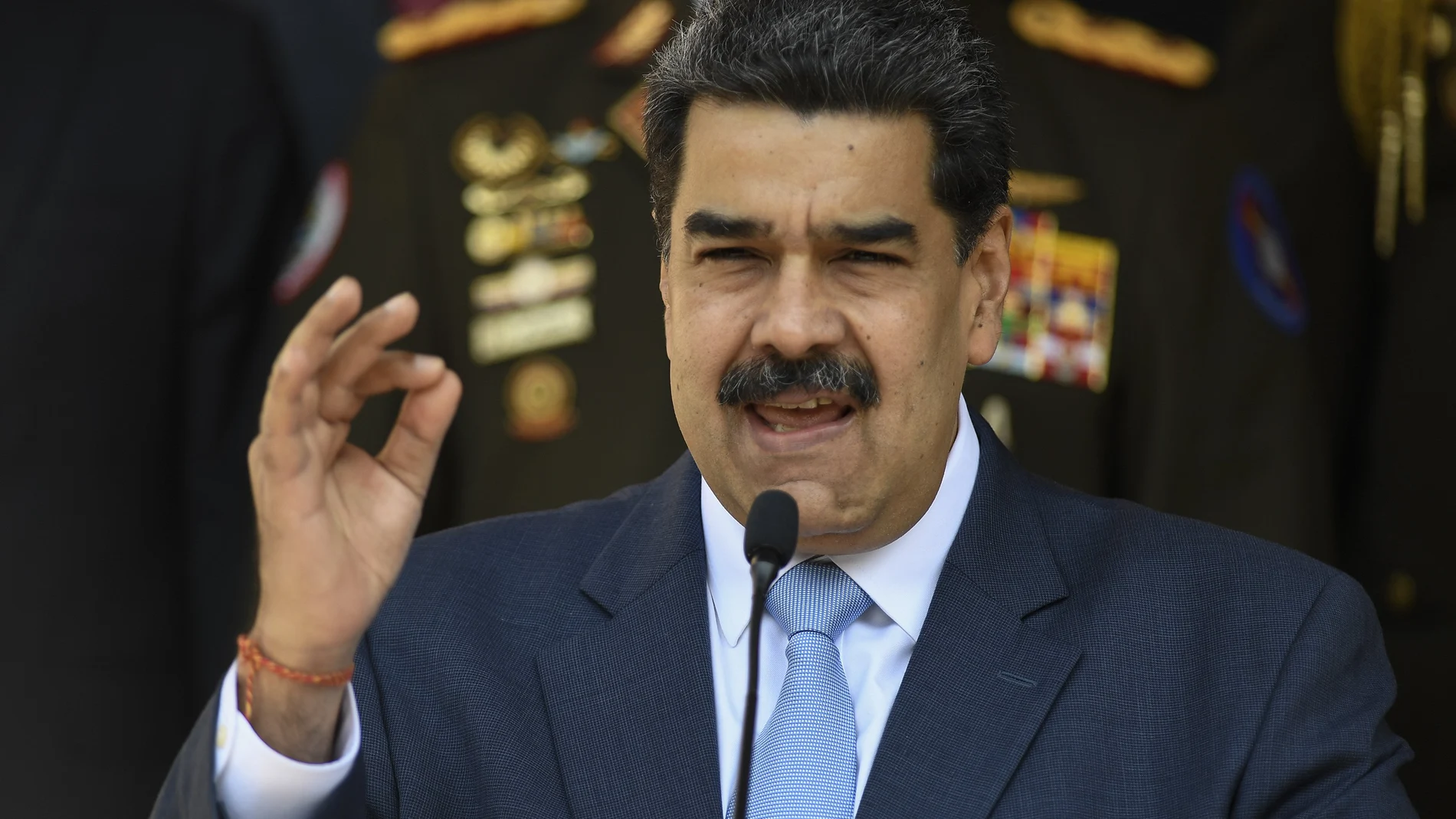 Maduro en una comparecencia en el Palacio de Miraflores