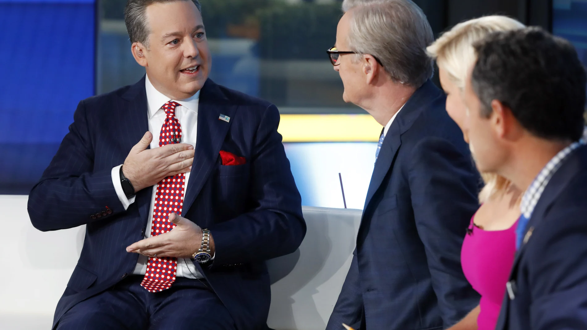 Ed Henry, Steve Doocy, Ainsley Earhardt, Brian Kilmeade