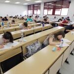 Alumnos realizan los exámenes de Evaluación de Bachillerato para el Acceso a la Universidad (EBAU) en Valladolid