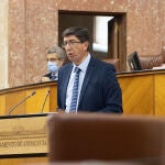 El vicepresidente de la Junta, Juan Marín, en el Parlamento de Andalucía