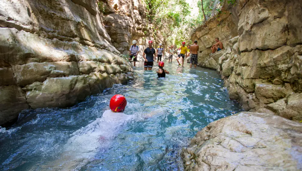 Actividades en la garganta verde, Zahara de la Sierra, Cádiz