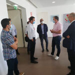 El presidente de la Diputación de Zamora, Francisco Requejo, visita el Parque Científico de Braganza