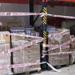 Parte del material intervenido por Mossos d'Esquadra en Barcelona