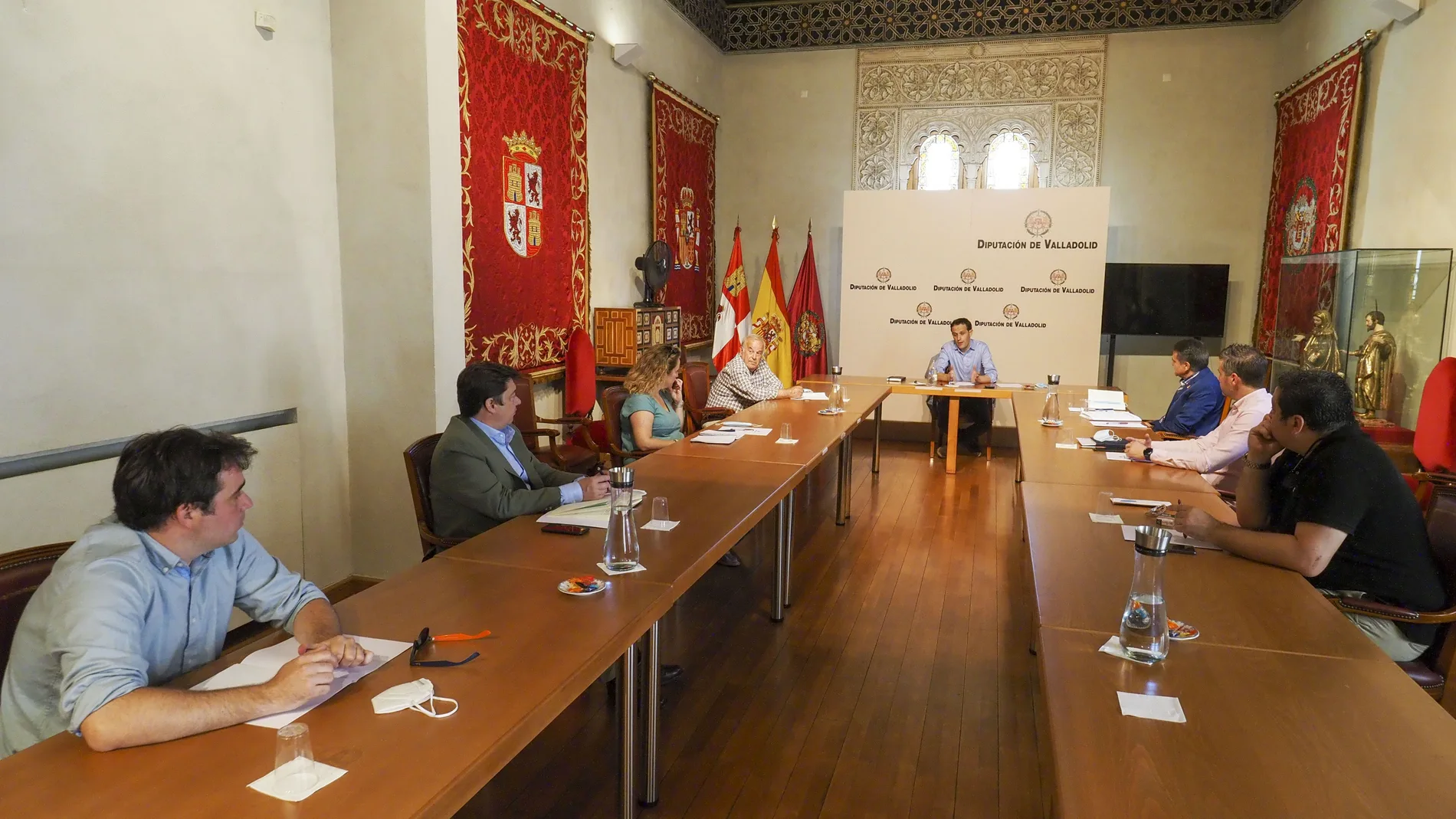 Reunión de Conrado Íscar con alcaldes de la provincia