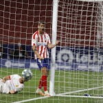Morata celebra su segundo gol al Mallorca