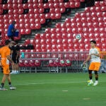 Kang-In Lee con el Valencia.