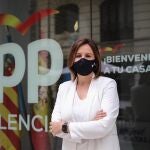 La portavoz del PP en el Ayuntamiento de València, María José Catalá, critica, en una entrevista con EFE, la gestión del alcalde, Joan Ribó, durante la pandemia del coronavirus