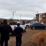 Lugar donde encontraron el cuerpo de Fabián Gutiérrez.