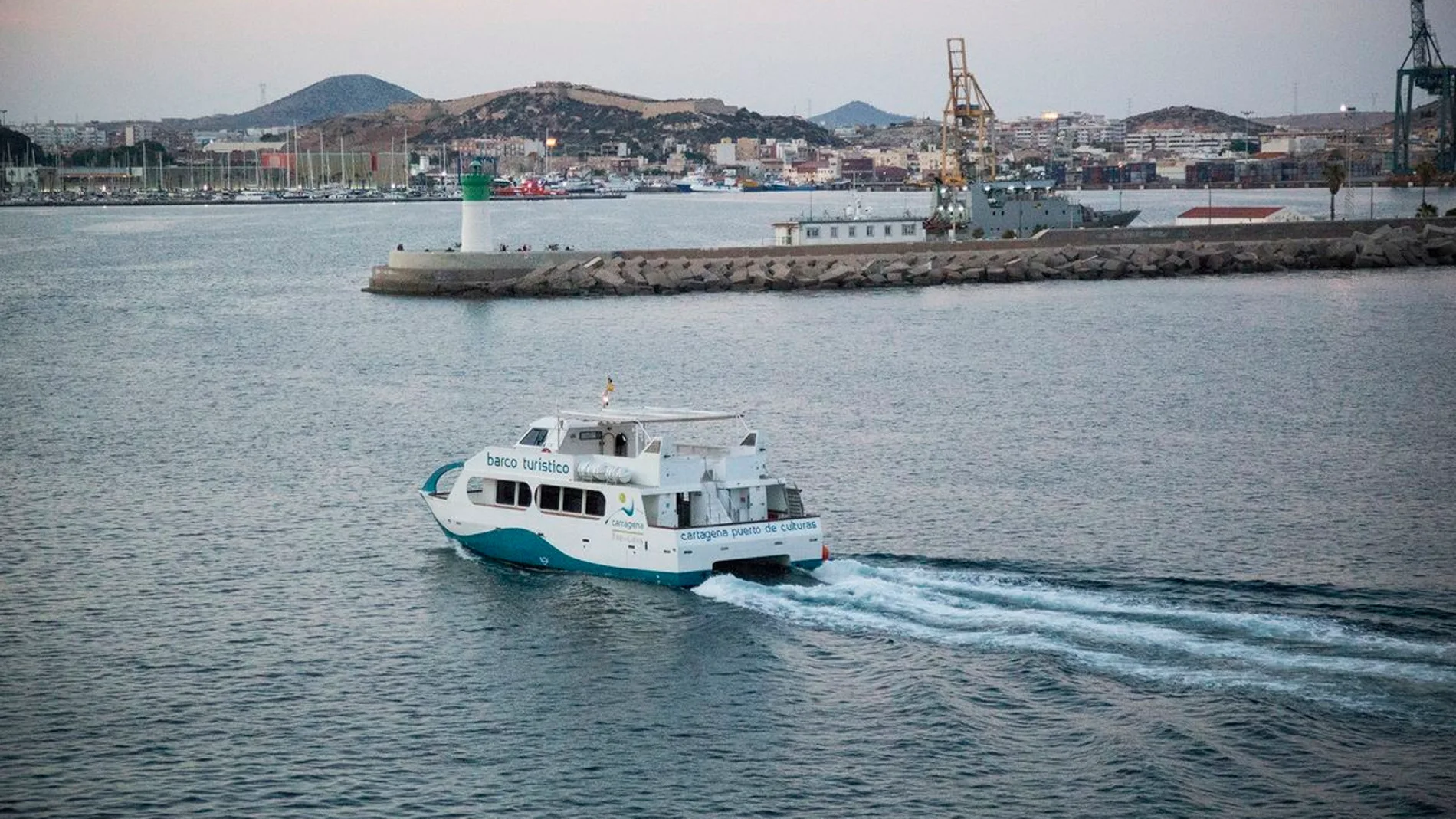 El jueves comenzarán los paseos en el Barco Turístico de Cartagena