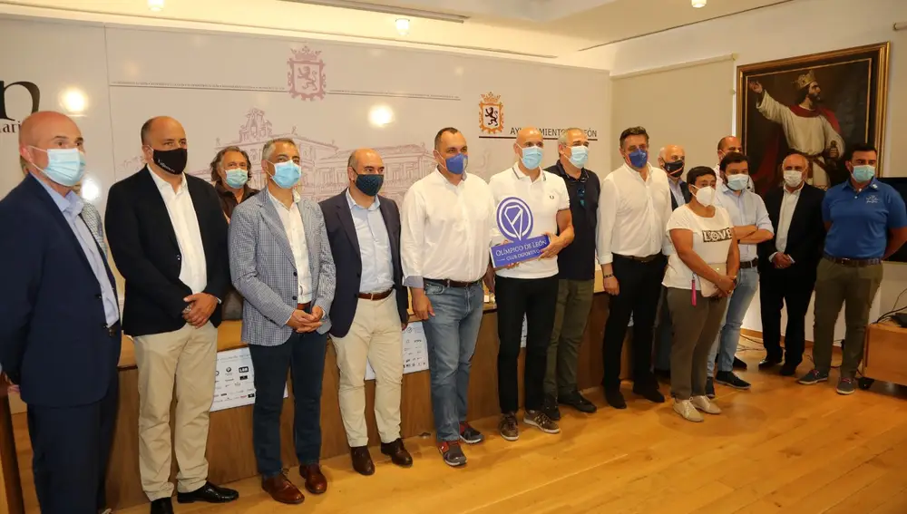 Presentación de la Copa Presidente de Golf que se celebrará en León