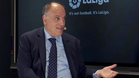 Javier Tebas, presidente de la Liga