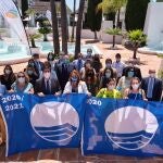 Acto de entrega de Banderas Azules a las playas andaluzas presidido por el vicepresidente de la Junta y consejero de Turismo, Regeneración, Justicia y Deporte, Juan Marín