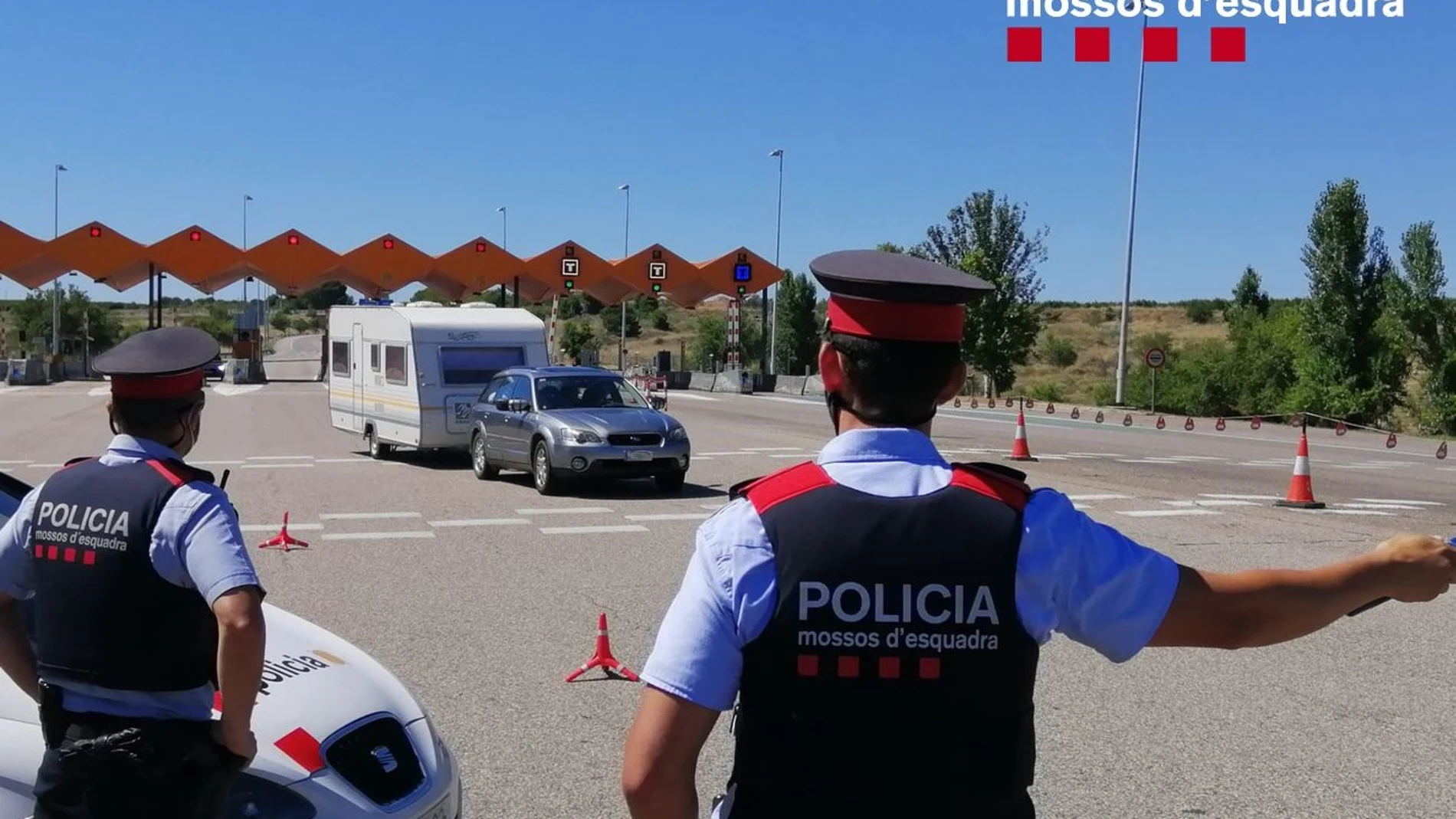 Uspac denuncia que mossos sufren quemaduras y deshidratación en los controles de Lleida