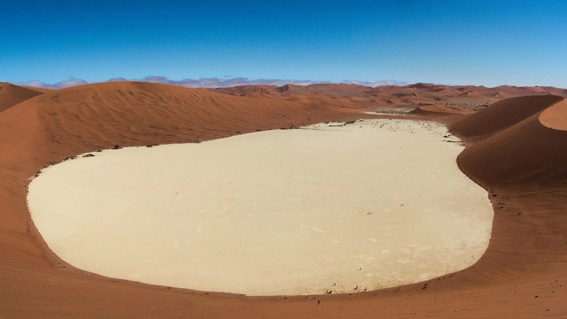 Así se ve el Deadvlei, escondido entre las dunas más altas del mundo.