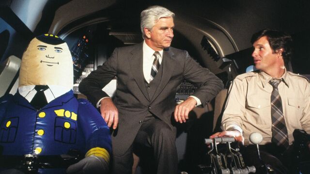 Otto, el piloto automático, Leslie Nielsen y Robert Hayes son los protagonistas de esta obra maestra