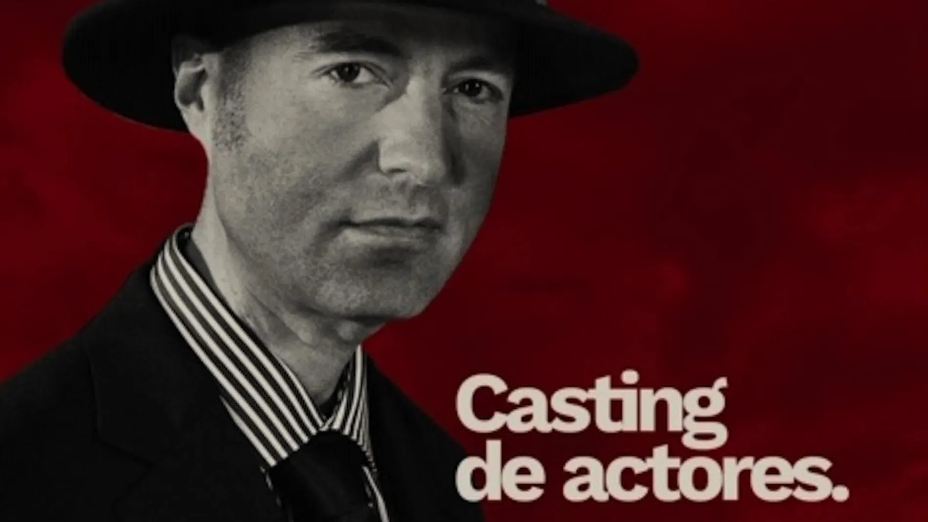 Cartel promocional de la serie "Corruption of Justice" en la que se destaca la búsqueda de actores