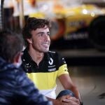 Fernando Alonso ya trabaja con Renault