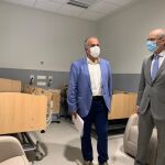 El presidente de la Diputación de Salamanca, Javier Iglesias, visita las obras