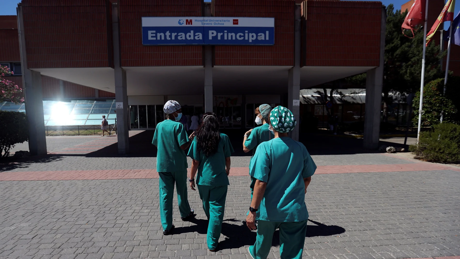 Sanitarios del Hospital Severo Ochoa de Leganés