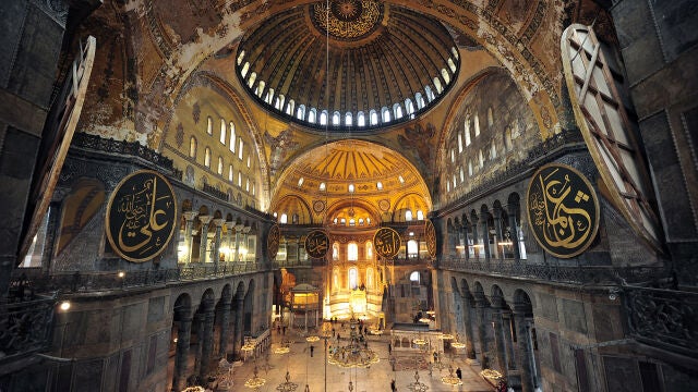Interior de la Basílica de Santa Sofía
