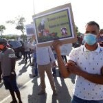Manifestación de la Asociación de Trabajadores Inmigrantes Marroquíes (ATIM)
