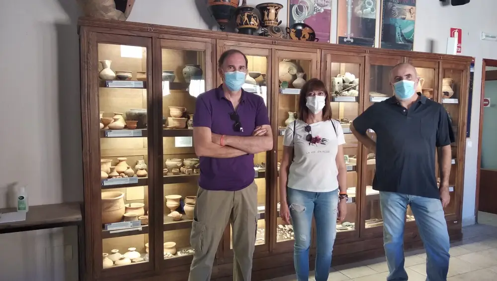 La diputada de cultura y turismo, Nuria Duque, visita el yacimiento de Pintia.DIPUTACIÓN DE VALLADOLID11/07/2020