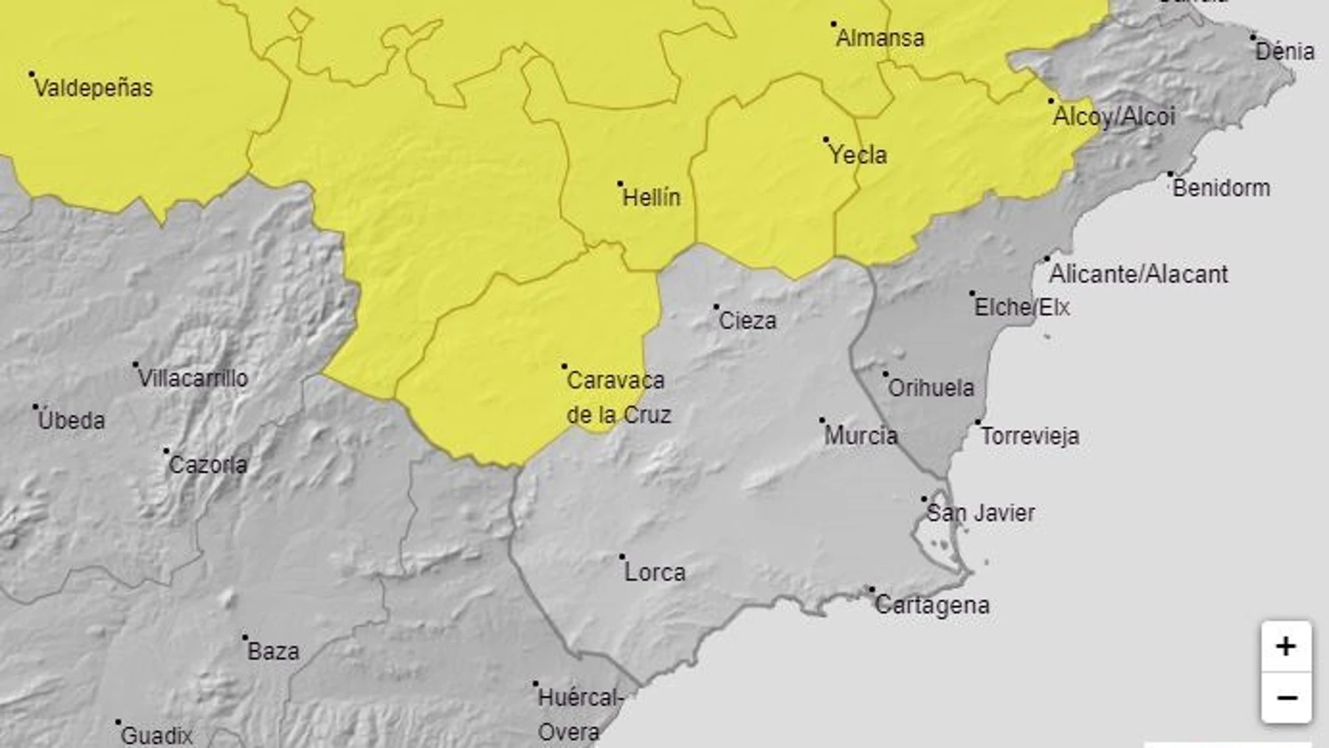 Meteorología emite aviso amarillo por tormentas para este martes en el Noroeste y el Altiplano