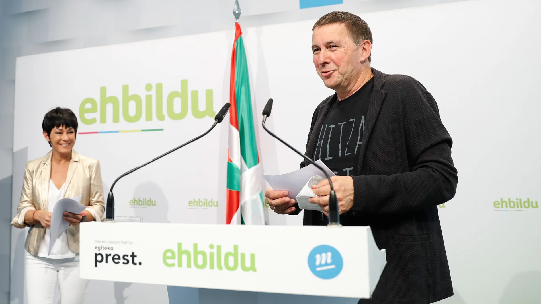 EH Bildu analiza los resultados de las elecciones autonómicas vascas.