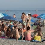 Imagen reciente de una playa de Motril, en Granada