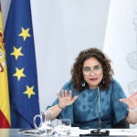 La ministra portavoz, María Jesús Montero, E. Parra. POOL / Europa Press